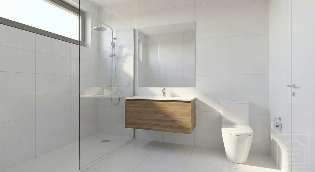 2-bedroom 140sqm modern bungalow bathroom