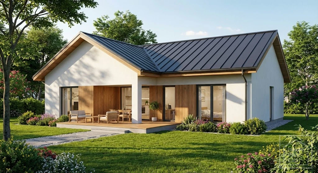 2-bedroom 140sqm modern bungalow exterior view