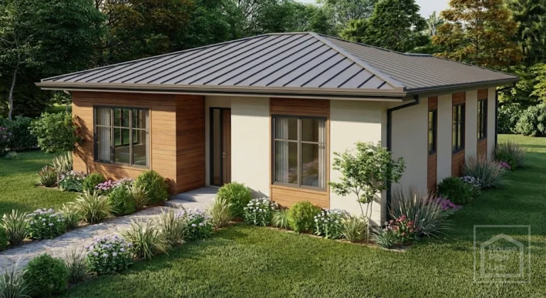 80sqm Modern Prefab Home exterior view