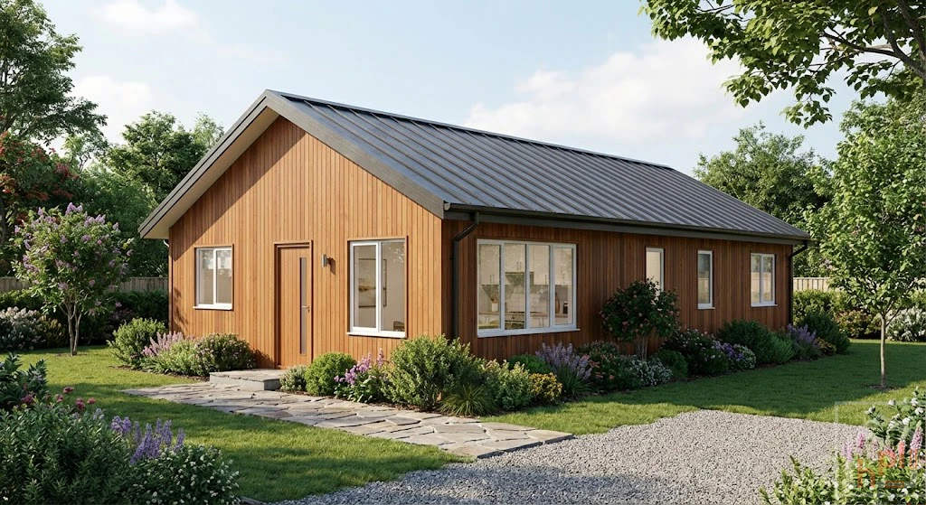 Cleverly Designed Tiny House 2 Bedrooms Exterior View