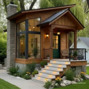 A Cozy Modern Tiny House Dream: Blending Rustic Charm with Contemporary Elegance Cozy Modern Tiny House