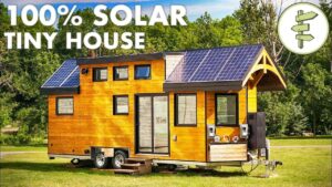 Super High Tech Off-Grid Tiny House for Sustainable Living  Net Zero  Energy Home